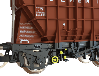 T3002 Presflo Cement Wagon BR TOPS Bauxite Triple Pack - B873080, B873083 & B873091