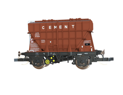 T3002 Presflo Cement Wagon BR TOPS Bauxite Triple Pack - B873080, B873083 & B873091