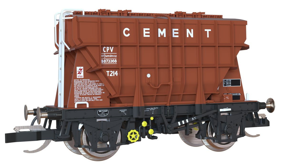 T3003 Presflo Cement Wagon BR TOPs Bauxite (as preserved) B873368