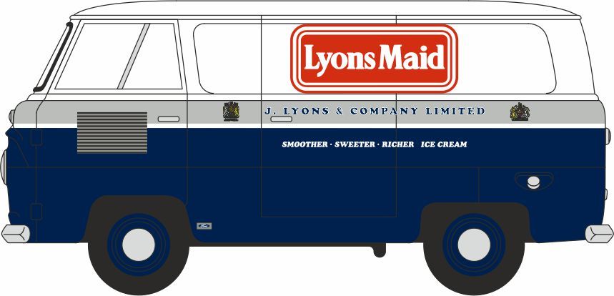 76FDE009 Ford 400E Van Lyons Maid