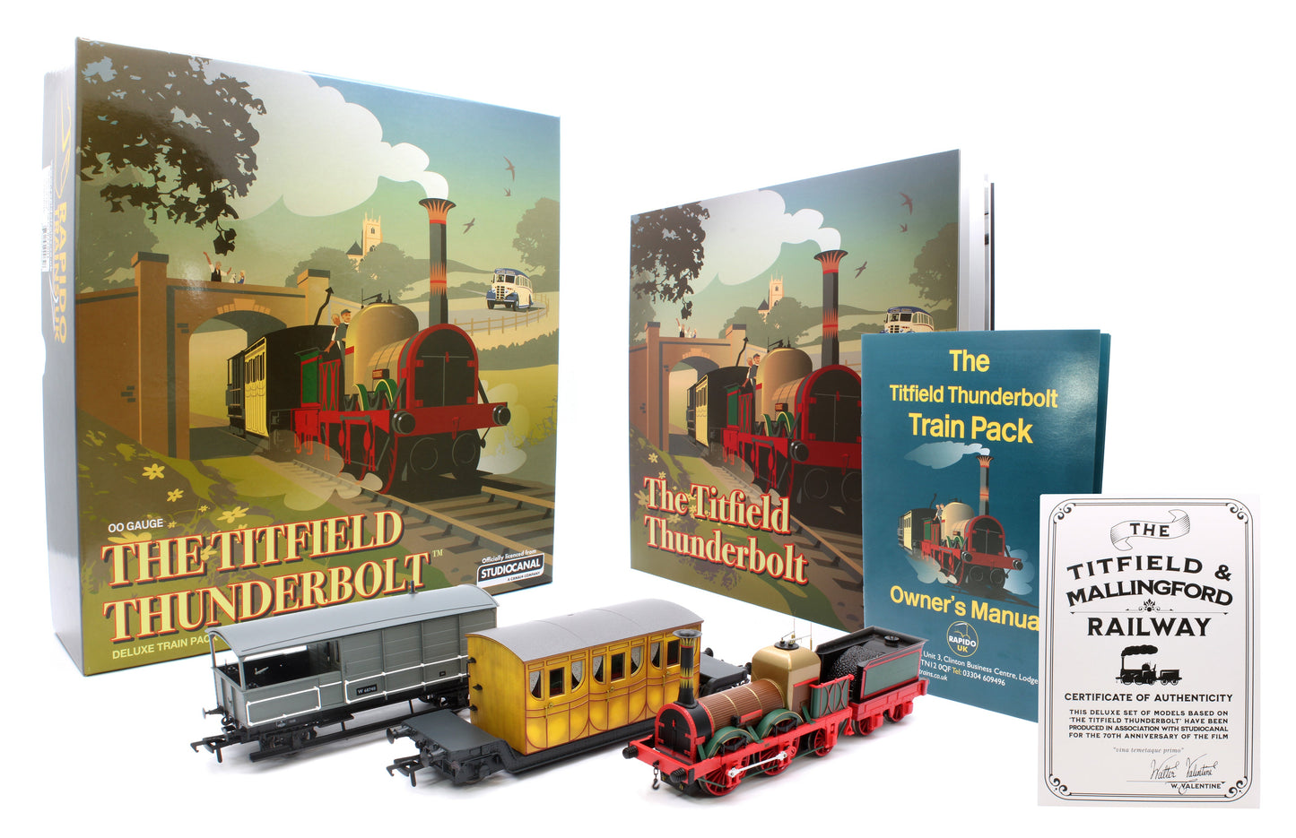 Pre-Owned 922001 The Titfield Thunderbolt Deluxe Train Pack - DCC Sound Fitted