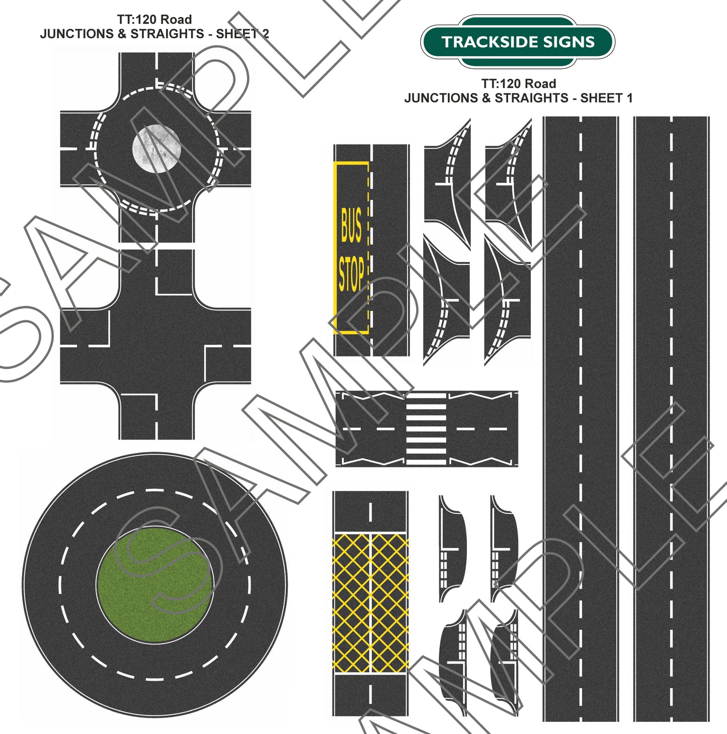 TSR0011 TT120 – Junctions and Straight Road Sheet
