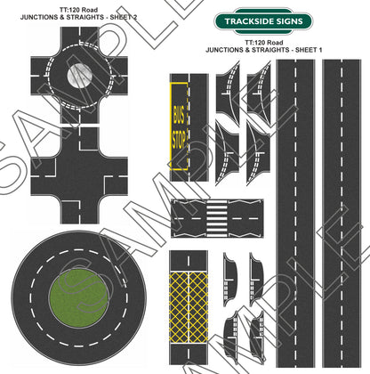 TSR0011 TT120 – Junctions and Straight Road Sheet