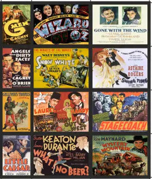 TSABS0222 TT120 1930’s Films Billboard Advertising Sheets Pack 1