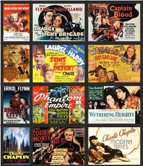 TSABS0223 TT120 1930’s Films Billboard Advertising Sheets Pack 2