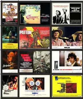 TSABS0236 TT120 1970’s Films Billboard Advertising Sheets Pack 1