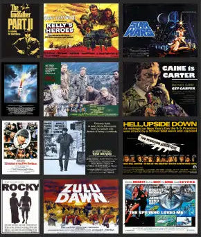 TSABS0238 TT120 1970’s Films Billboard Advertising Sheets Pack 3