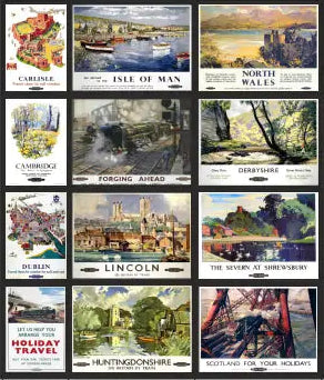 TSABS0277 TT120 British Railways Billboard Advertising Sheets Pack 1