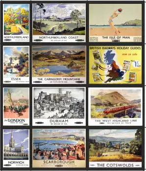 TSABS0278 TT120 British Railways Billboard Advertising Sheets Pack 2