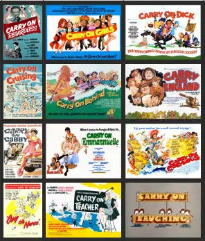 TSABS0262 TT120 Carry On Films Billboard Advertising Sheets Pack 6