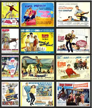 TSABS0265 TT120 Elvis Films Billboard Advertising Sheets Pack 3