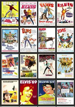 TSABS0266 TT120 Elvis Films Billboard Advertising Sheets Pack 4