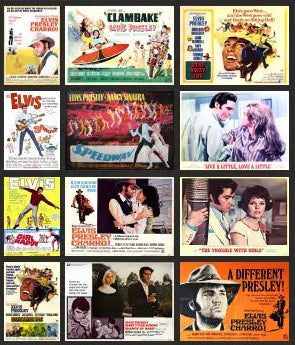 TSABS0268 TT120 Elvis Films Billboard Advertising Sheets Pack 6