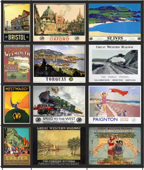 TSABS0190 TT120 GWR Billboard Advertising Sheets Pack 3
