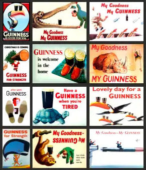 TSABS0273 TT120 Guinness Films Billboard Advertising Sheets Pack 5