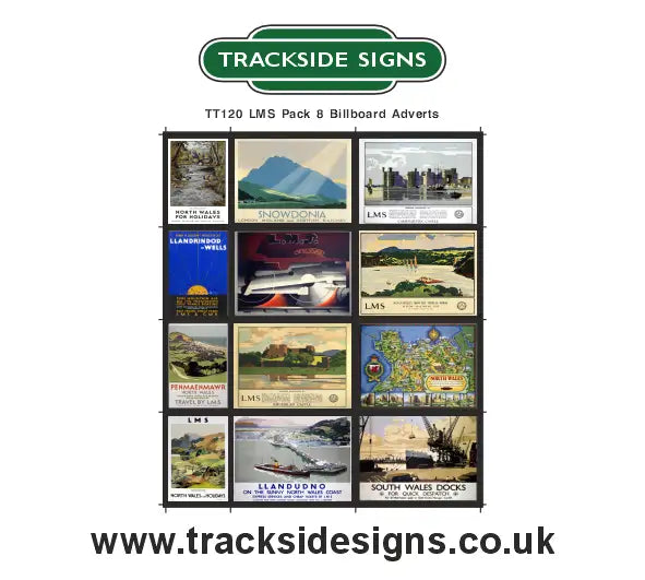 TSABS0179 TT120 LMS Billboard Advertising Sheets Pack 8
