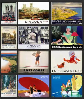 TSABS0204 TT120 LNER Billboard Advertising Sheets Pack 9