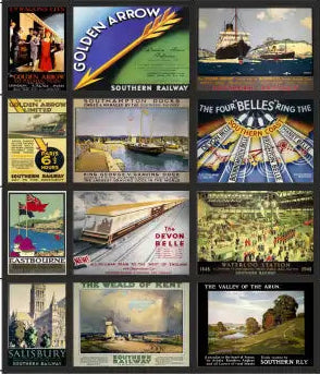 TSABS0193 TT120 Southern Railway Billboard Advertising Sheets Pack 2