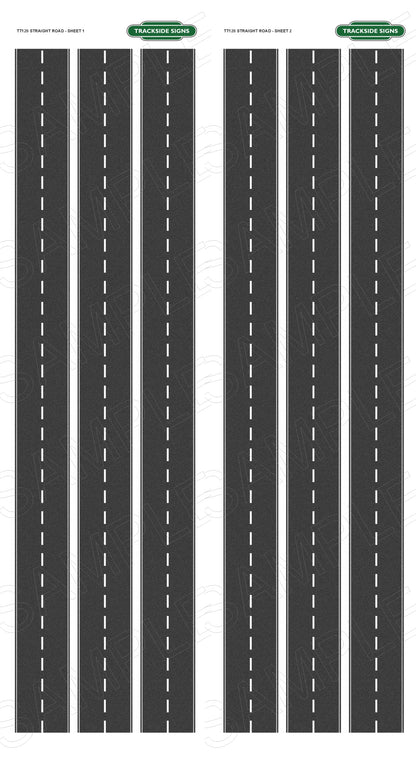 TSR0009 TT120 50mm wide – Straight Road Sheet
