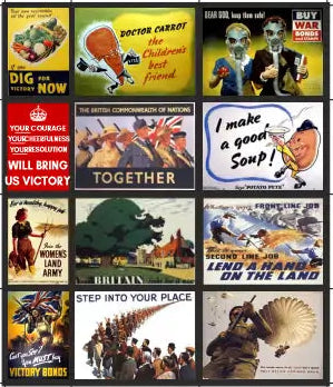 TSABS0216 TT120 WW2 Propaganda Billboard Advertising Sheets Pack 2