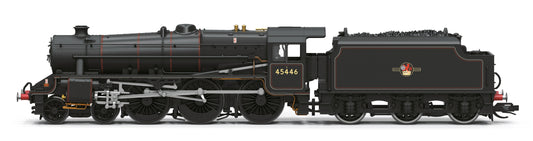 TT3070TXSM Class 5MT 'Black Five' 4-6-0 BR Black Late Crest '45446' Steam Locomotive - DCC Sound