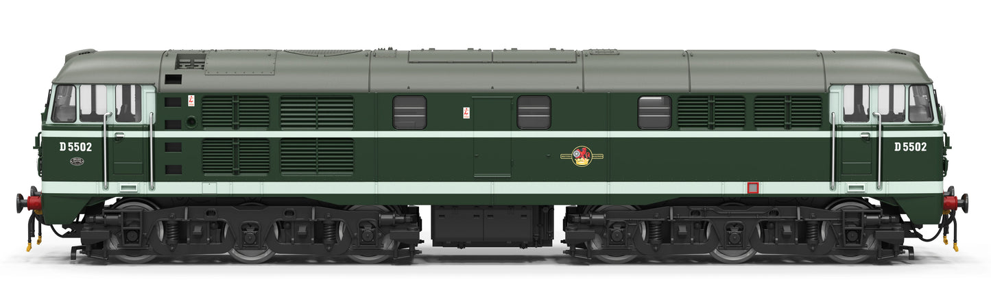 TT3071M Class 30 BR Green 'D5502' Diesel Locomotive