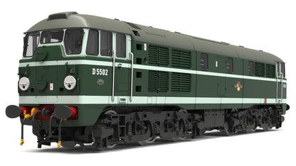 TT3071TXSM Class 30 BR Green 'D5502' Diesel Locomotive - DCC Sound