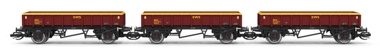 EWS MHA ‘Coalfish’ Ballast Wagon No.396059, 396776 & 396999 Triple Pack