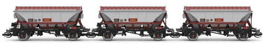 TT6084 CDA China Clay Hopper Wagon EWS Triple Pack