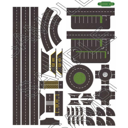 Road Layout Sheet - N Gauge