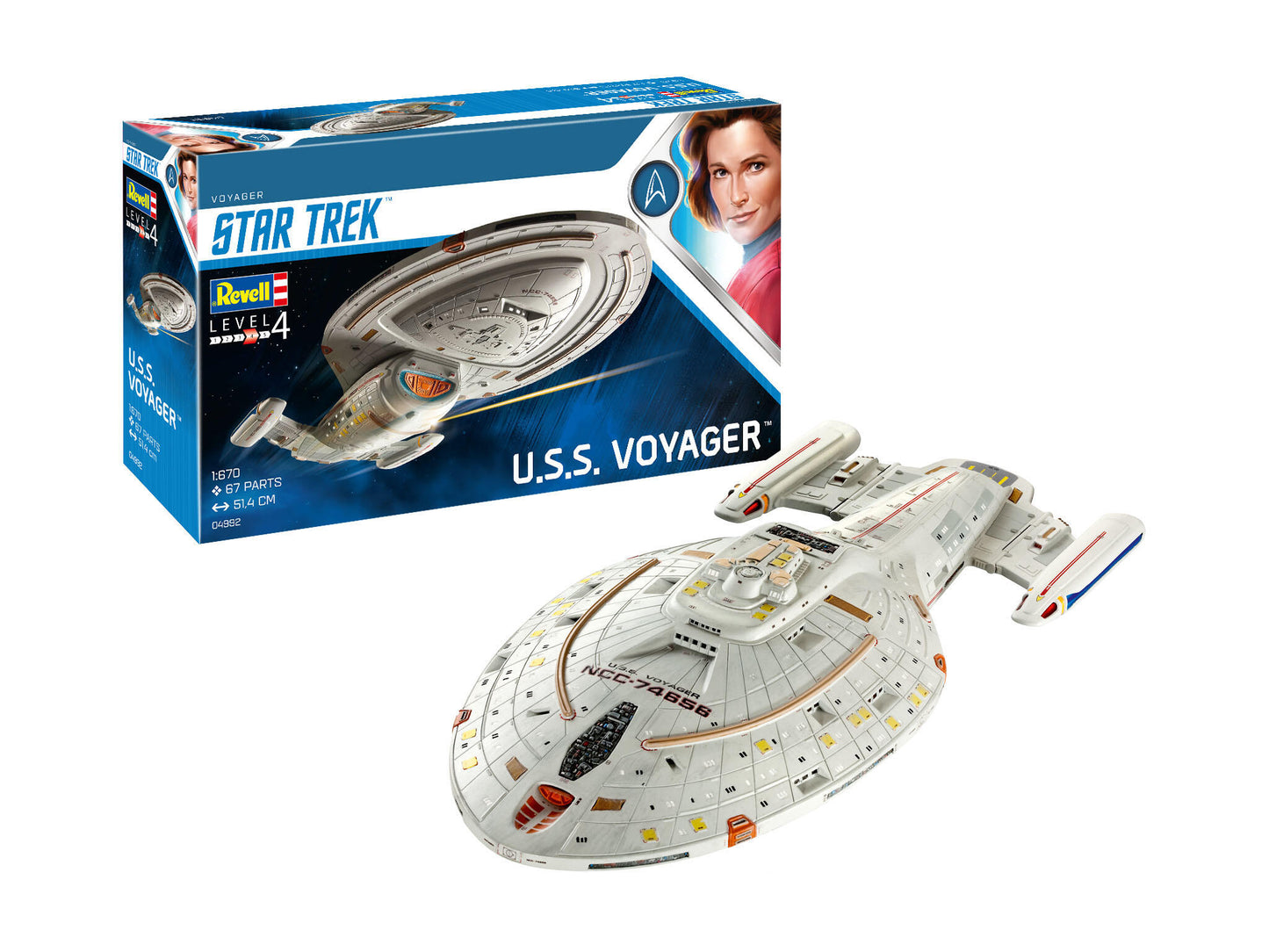 U.S.S. Voyager NCC-74656 (Star Trek: Voyager) model kit