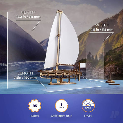 Ocean Beauty Yacht Mechanical Model Kit