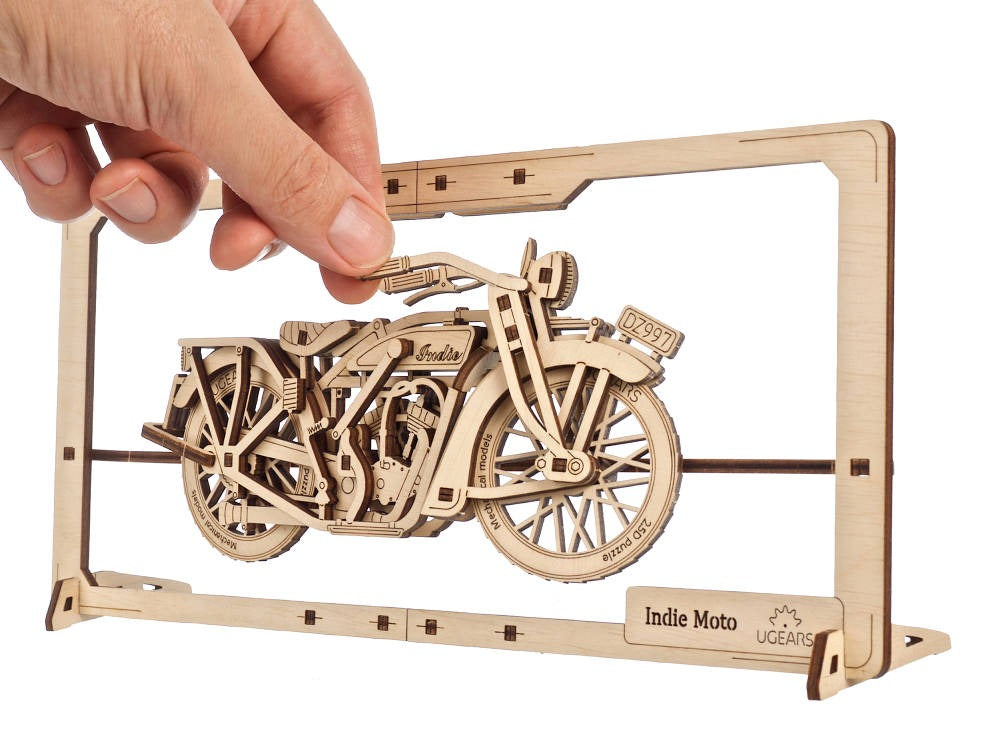 Indie Moto 2.5D Puzzle Mechanical Model Kit