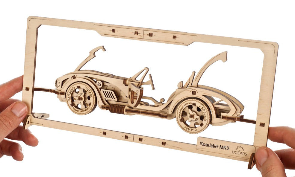 Roadster MK3 2.5D Puzzle Mechanical Model Kit