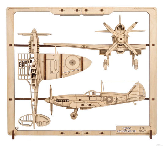 Fighter Aircraft 2.5D Puzzle Mechanical Model Kit