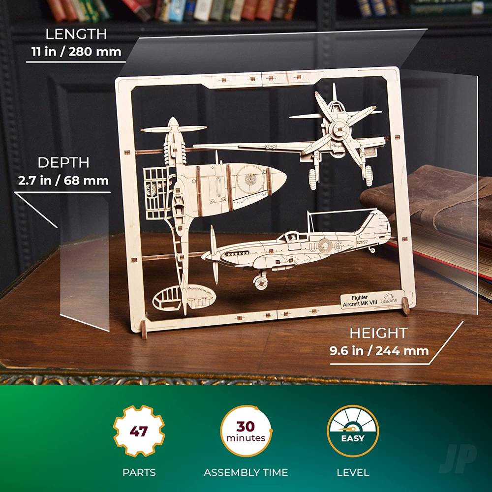 Fighter Aircraft 2.5D Puzzle Mechanical Model Kit