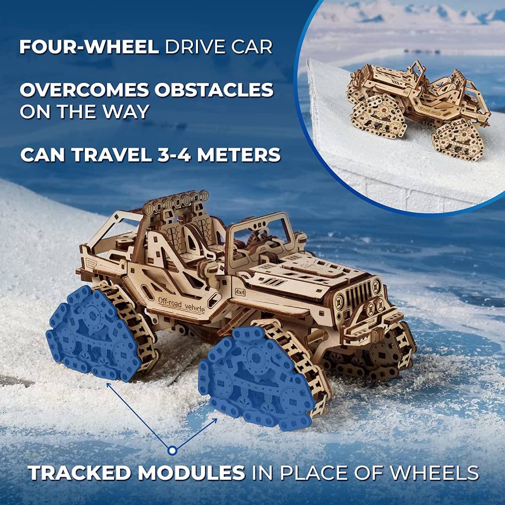 Tracked Off-Road Vehicle Model Kit