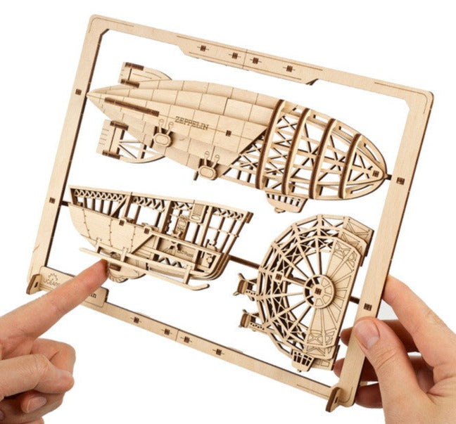 Zeppelin 2.5D Puzzle Mechanical Model Kit