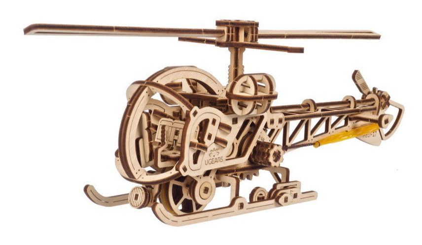 Mini Helicopter Mechanical Model Kit