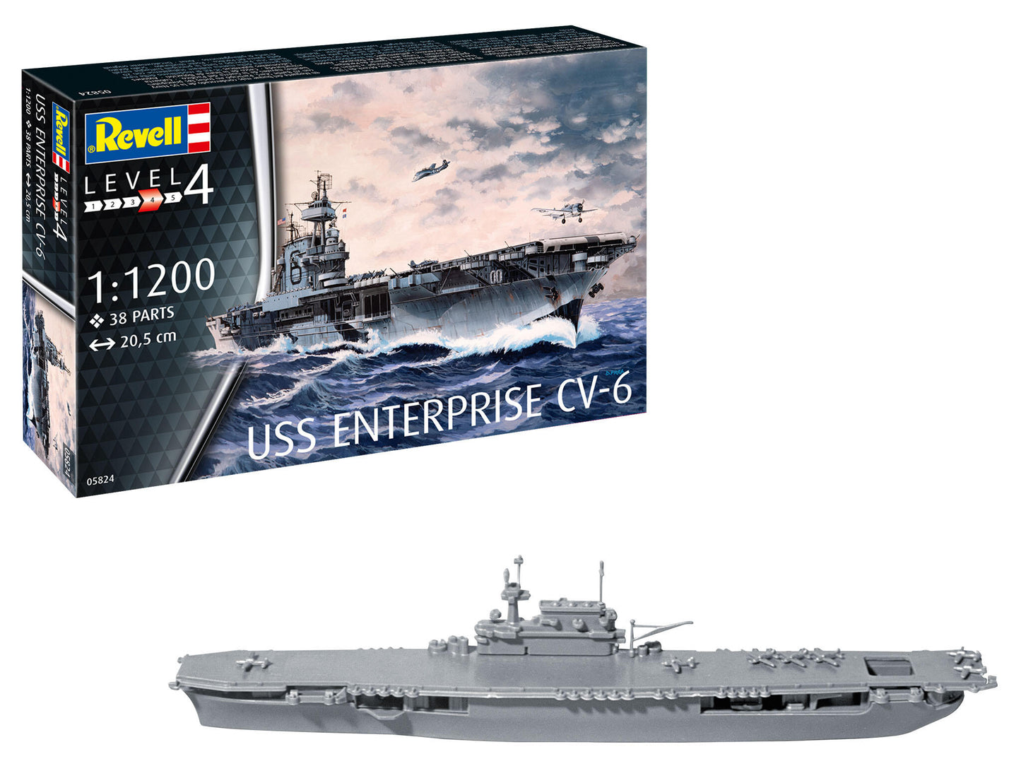 USS Enterprise CV-6 model kit