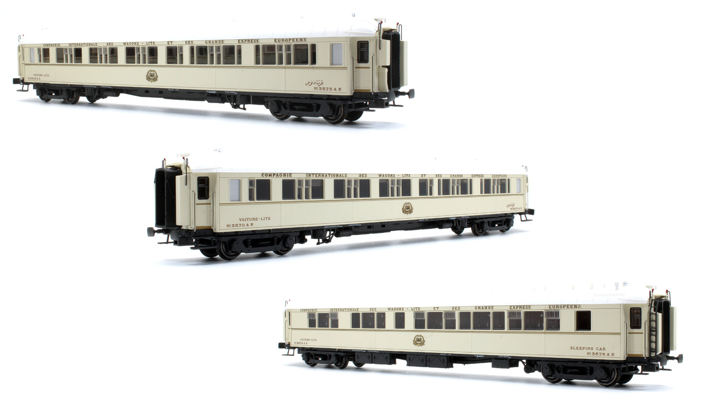Pre-Owned 3-piece sleeping car set type WL S1 of the CIWL, era II