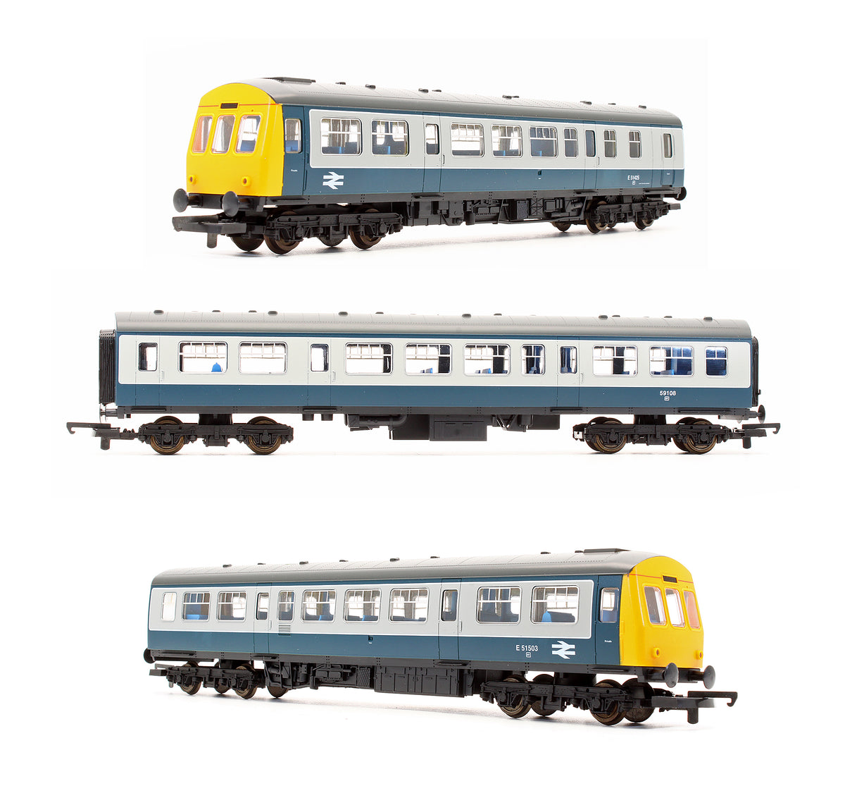 Pre-Owned L149915 BR Blue Grey Class 101 3 Car DMU