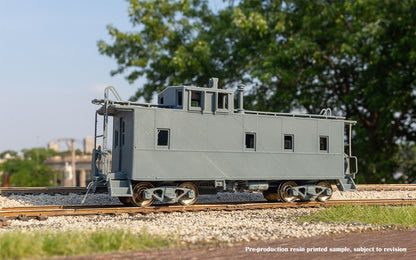 HO SP C-40-3 Steel Caboose: SP - Gothic Large w/o roofwalk: #1208