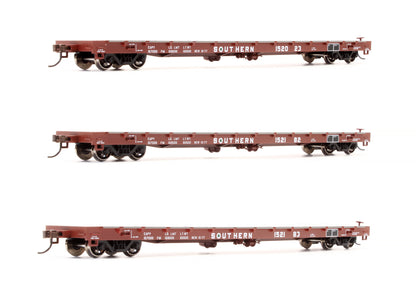 Pre-Owned ATH97086 Set Of 3 Southern Railway 60' Flat Cars