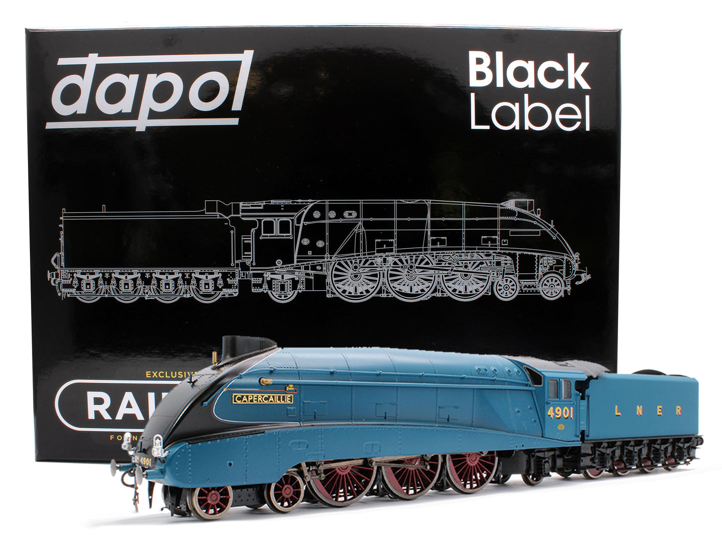 Black Label Class A4 Capercaillie LNER Garter Blue Valanced 4-6-2 No.4901 Steam Locomotive - DCC Sound & Smoke
