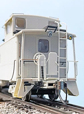 HO D&RGW End Cupola As-built Steel Caboose: Black Scheme: #01408