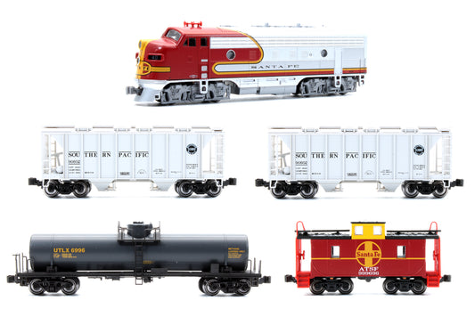 106-6271 Pre-Owned F7 Freight Train Set AT&SF