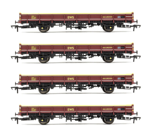 Set of 4 BR ZCA 'Sea Urchin' Open Wagon EWS No. DC460915