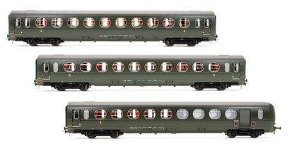 Pre-Owned Set of 3 SNCF ÉTAT lightweight coaches