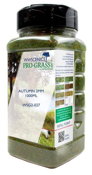 WWS 2mm Spring Static Grass - 1000ml Canister